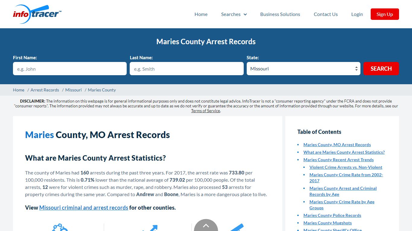 Maries County, MO Arrests, Mugshots & Jail Records - InfoTracer